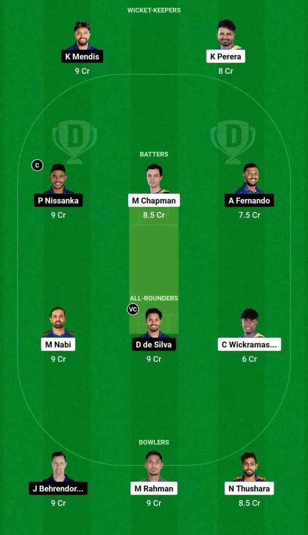 DS vs JK LPL 2024 Dream11 Team 1