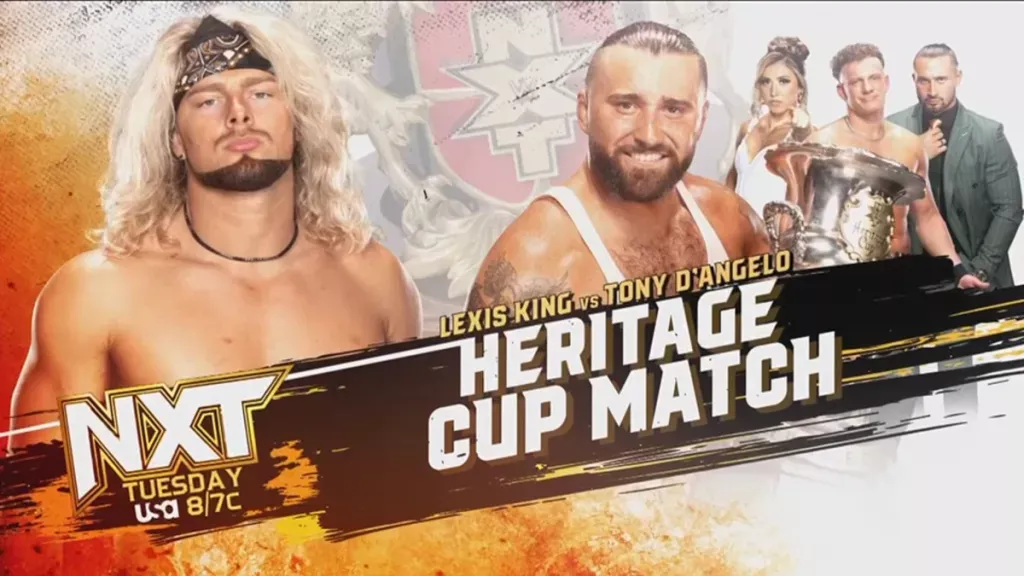 NXT Heritage Cup Championship- Tony D’Angelo (C) vs Lexis King