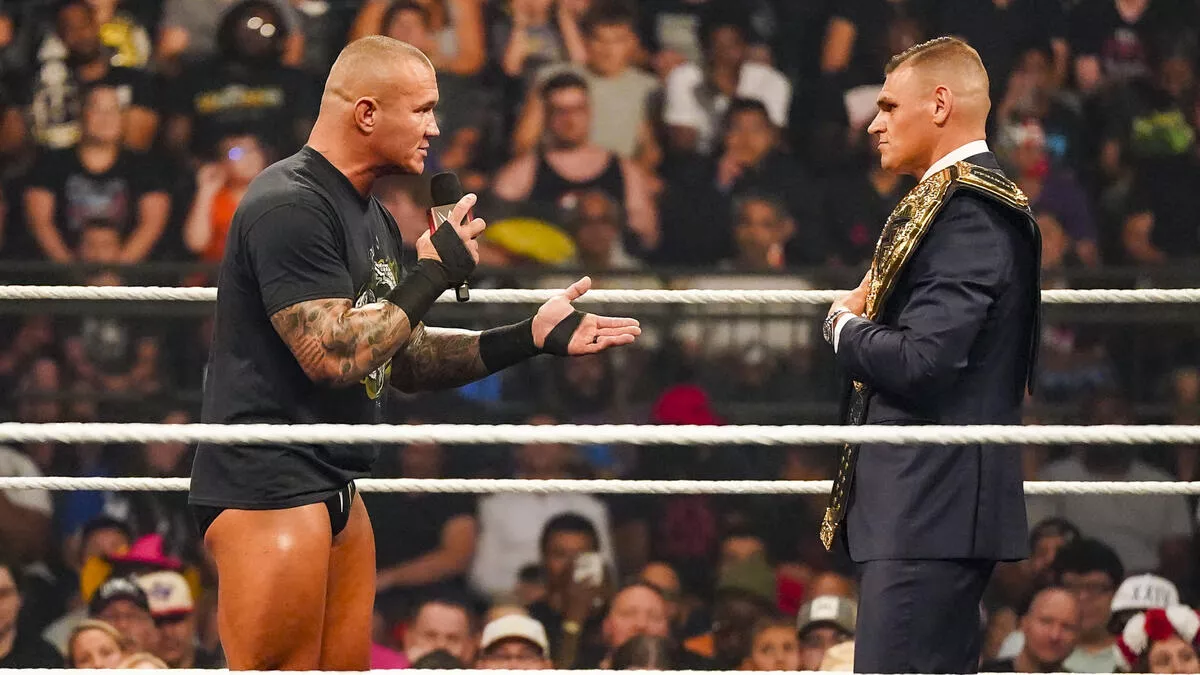 Randy Orton confronts Gunther