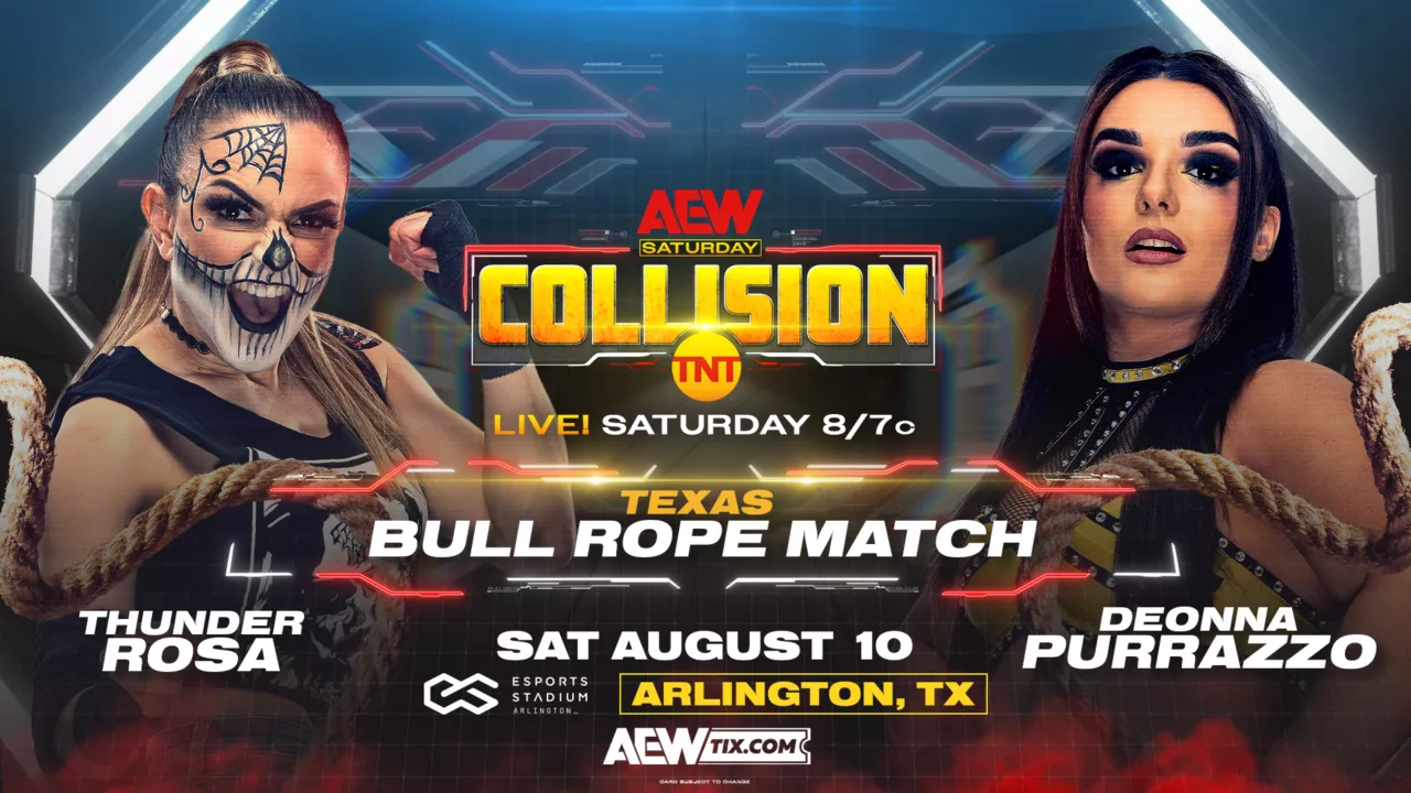 Texas Bull Rope Match- Thunder Rosa vs Deonna Purrazzo