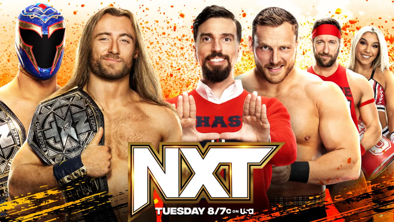 Lucha por el Campeonato en Parejas de NXT: Axiom y Nathan Frazer contra Chase University