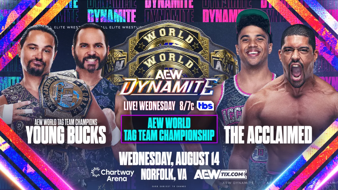 AEW World Tag Team Championship Match- The Young Bucks (C) vs The Acclaimed