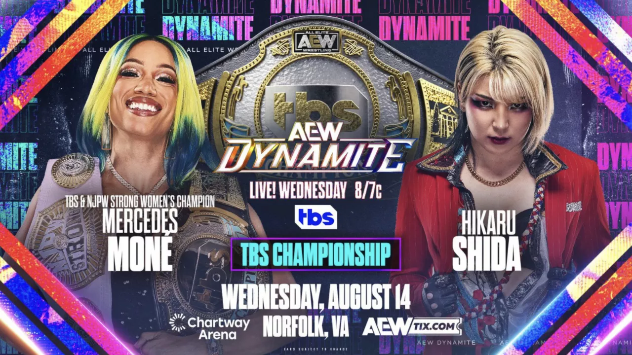 AEW TBS Championship Match- Mercedes Mone (C) vs Hikaru Shida