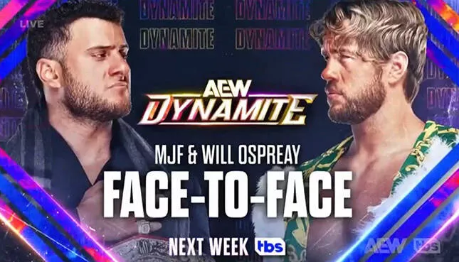 MJF & Will Ospreay comes face to face