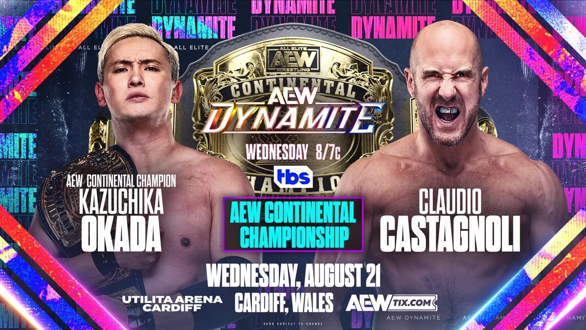 AEW Continental Championship Match- Kazuchika Okada (C) vs Claudio Castagnoli