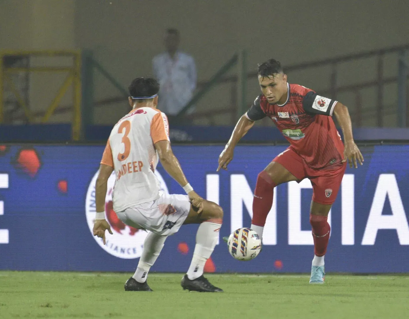 NorthEast United FC's Alaeddine Ajaraie