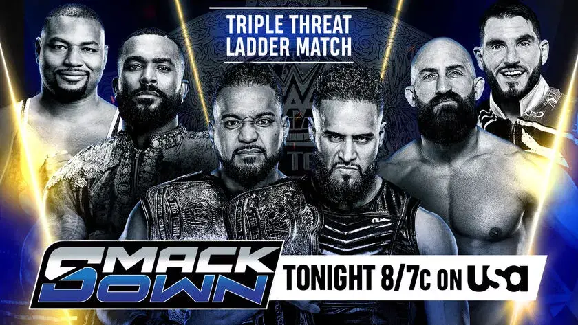 WWE Tag Team Championship Triple Threat Ladder Match