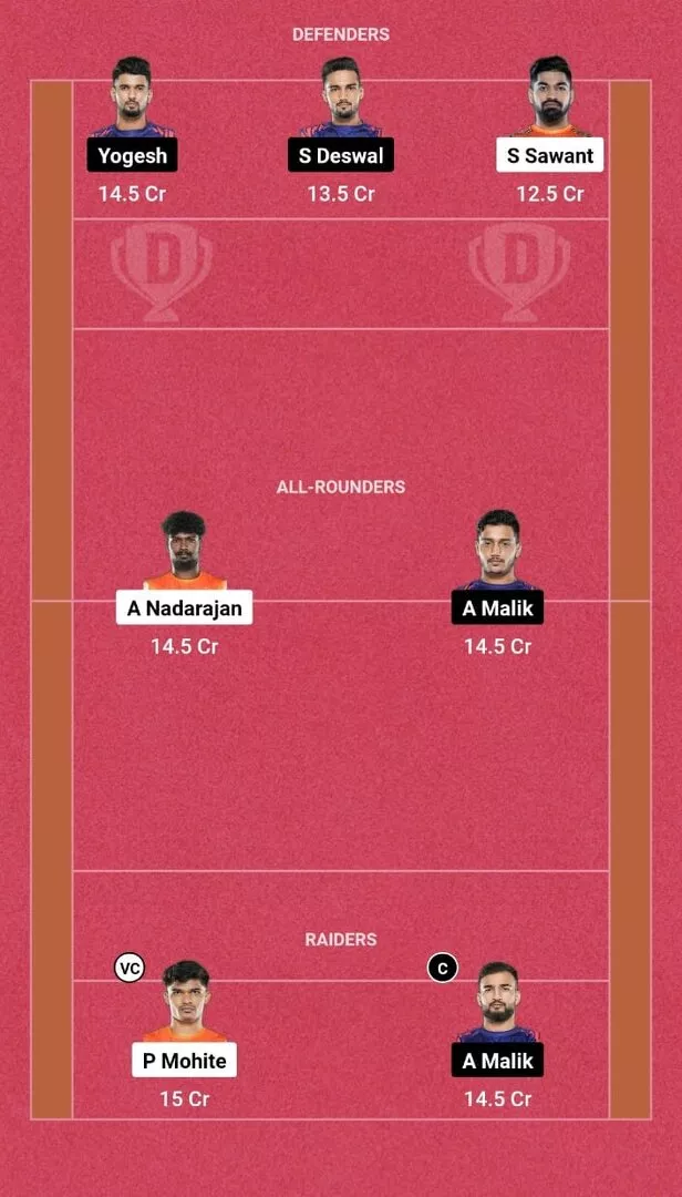 PUN vs DEL DREAM11 Prediction