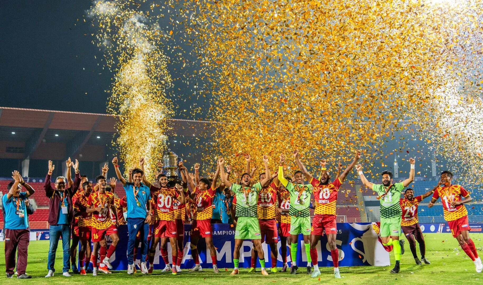 Santosh Trophy 2024: Bengal ride on Robi Hansda's lone goal to sink Kerala in final

Santosh Trophy 2026: Full fixtures, teams & groups