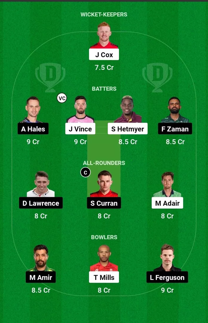 GG vs DV Dream11 Prediction ILT20 2025