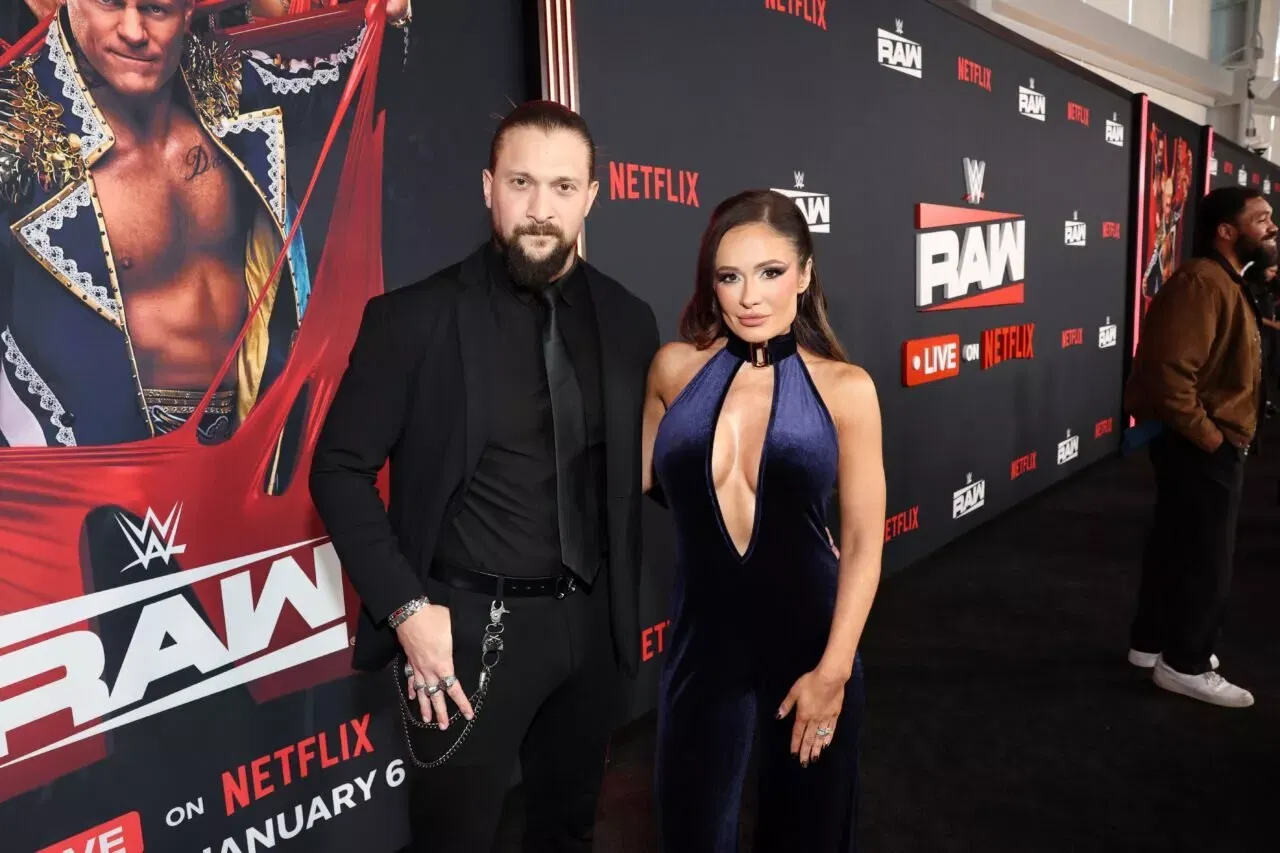 Karrion Kross and Scarlett Bordeaux WWE RAW