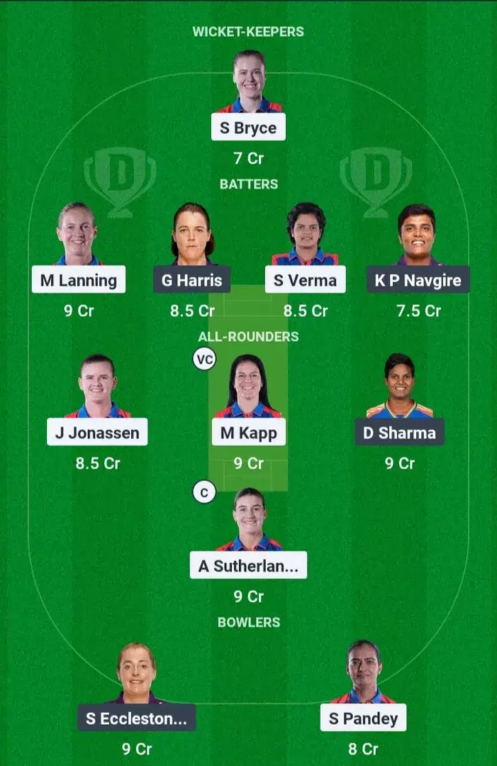 DEL-W vs UP-W Dream11 Prediction, Match 8, Tata WPL 2025