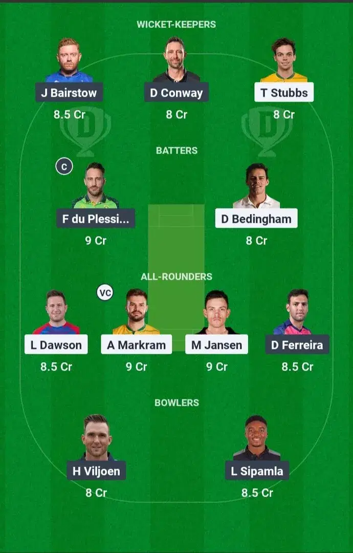 SEC vs JSK Dream11 Prediction, SA20 2025