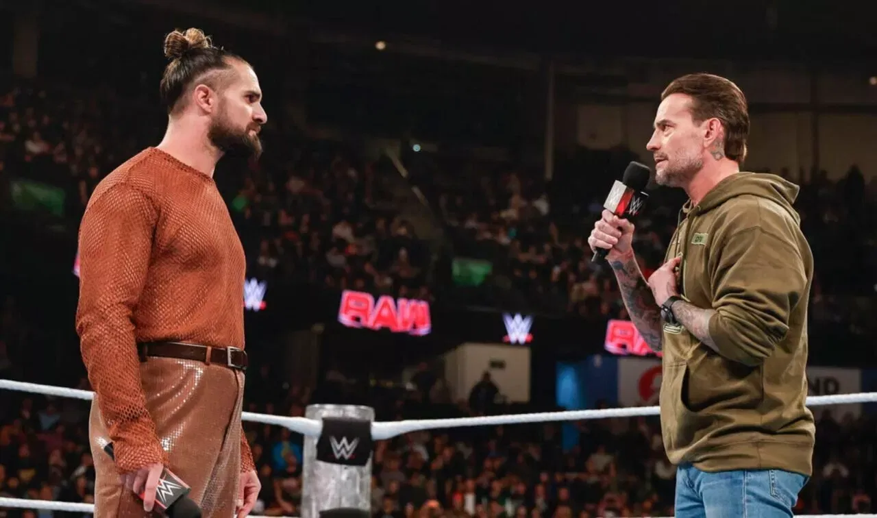 WWE RAW Seth Rollins CM Punk