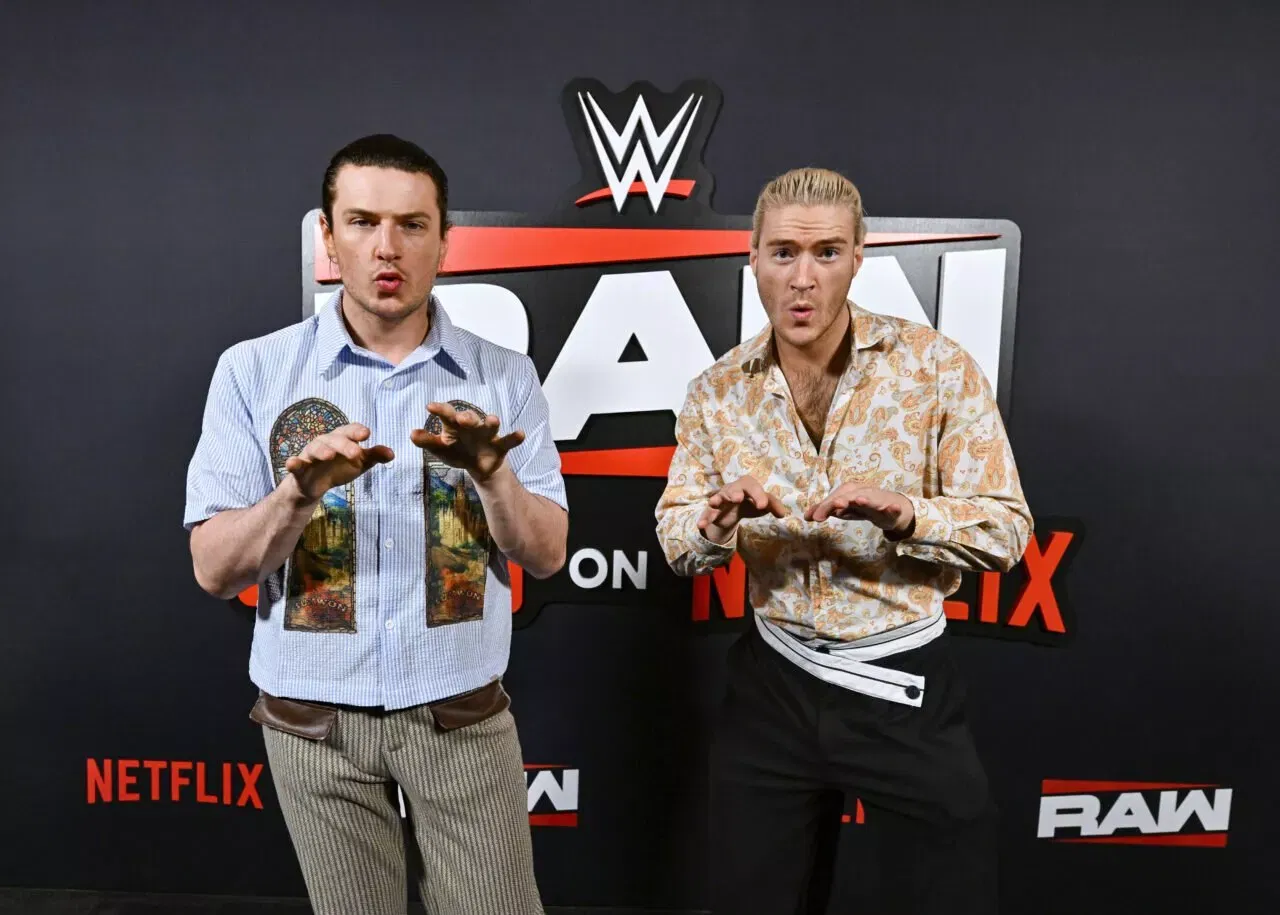 Kit Wilson and Elton Prince of Pretty Deadly WWE RAW