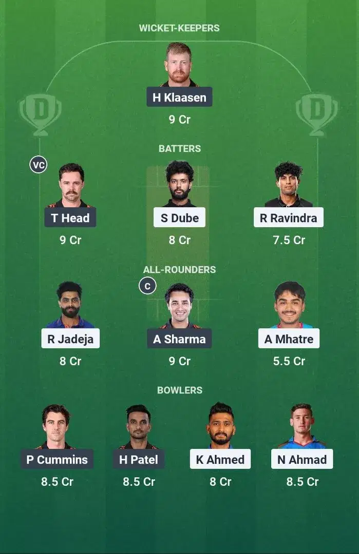 CHE vs SRH Dream11 Prediction, Dream11 Playing XI, Today Match 43, IPL 2025 (Indian T20 League)