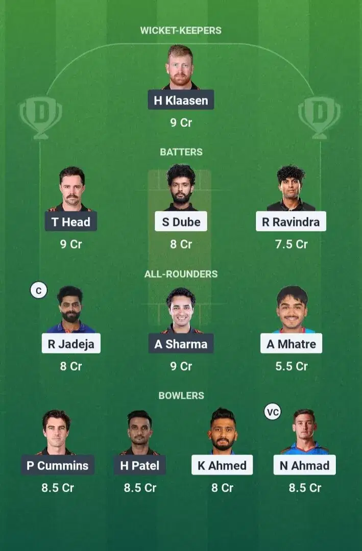 CHE vs SRH Dream11 Prediction, Dream11 Playing XI, Today Match 43, IPL 2025 (Indian T20 League)
