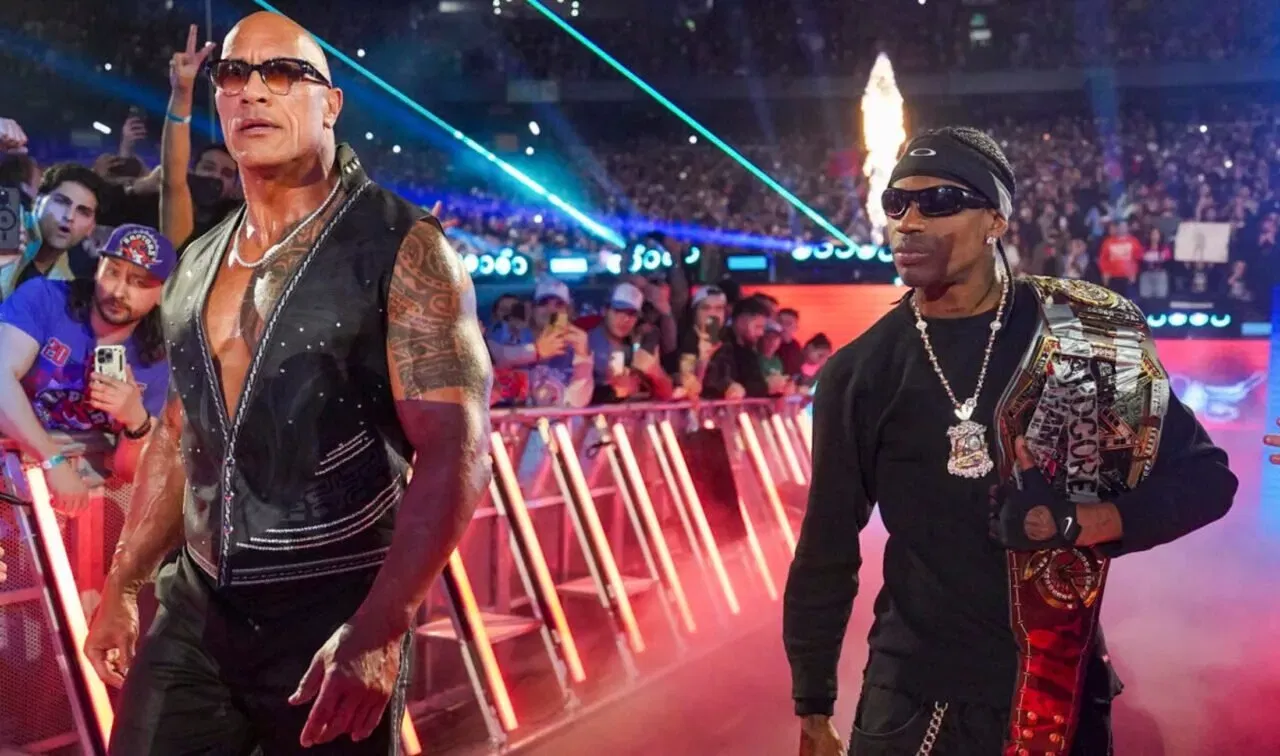 Travis Scott & The Rock WWE