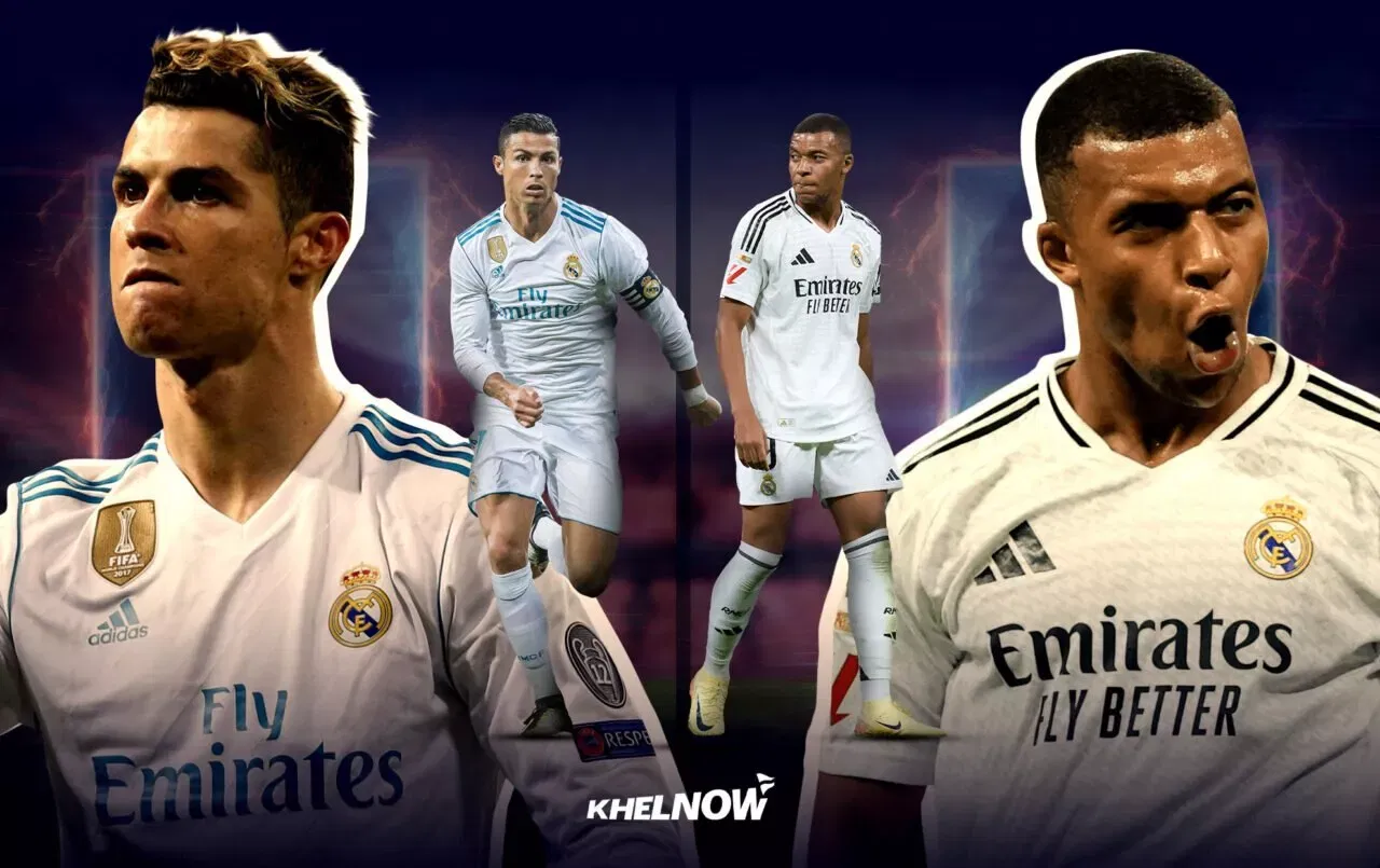 Kylian Mbappe vs Cristiano Ronaldo Real Madrid