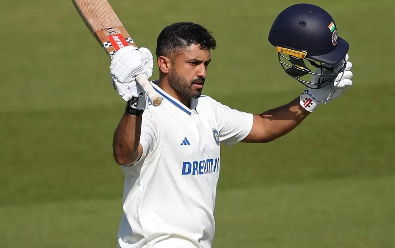 Karun Nair celebrates India A century