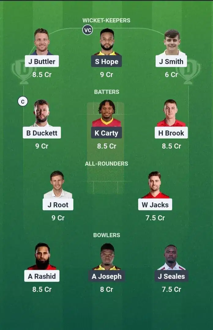 ENG vs WI Dream11 Prediction, Dream11 Playing XI, Today Match 3, England vs West Indies ODI series 2025