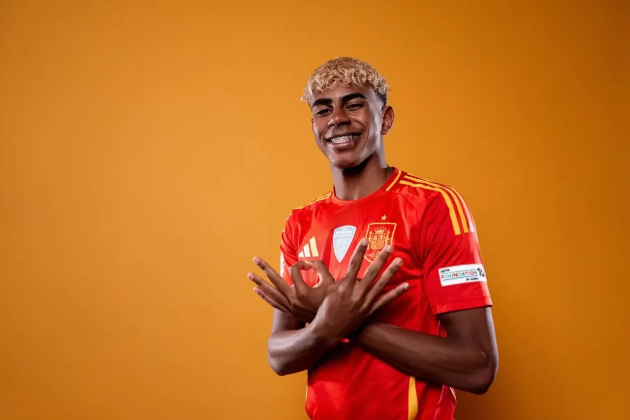 FC Barcelona Lamine Yamal of Spain