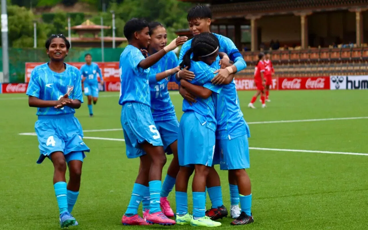 India off to a flying start in SAFF U17 Women's Championship with a 7-0 win over Nepal