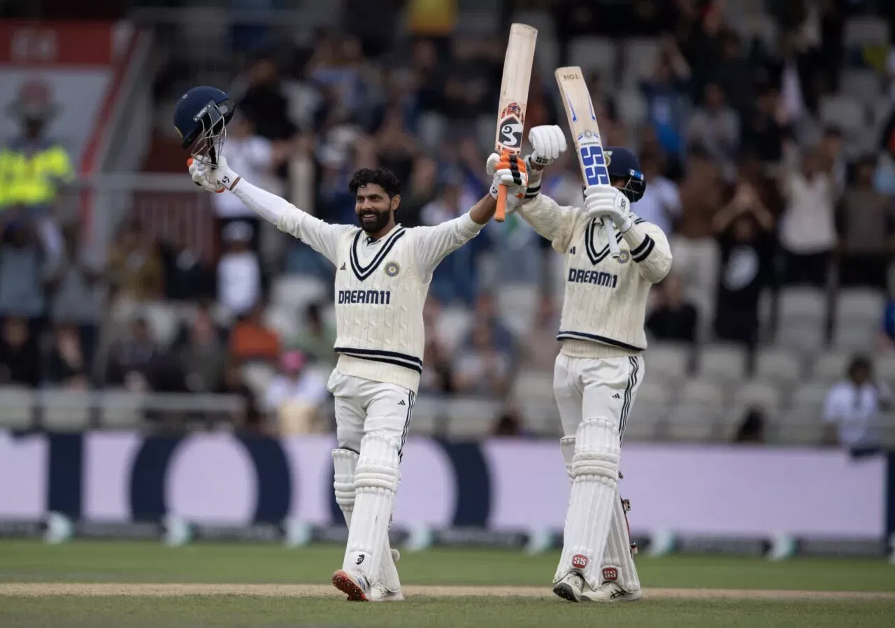 Ravindra Jadeja and Washington Sundar in the Manchester test