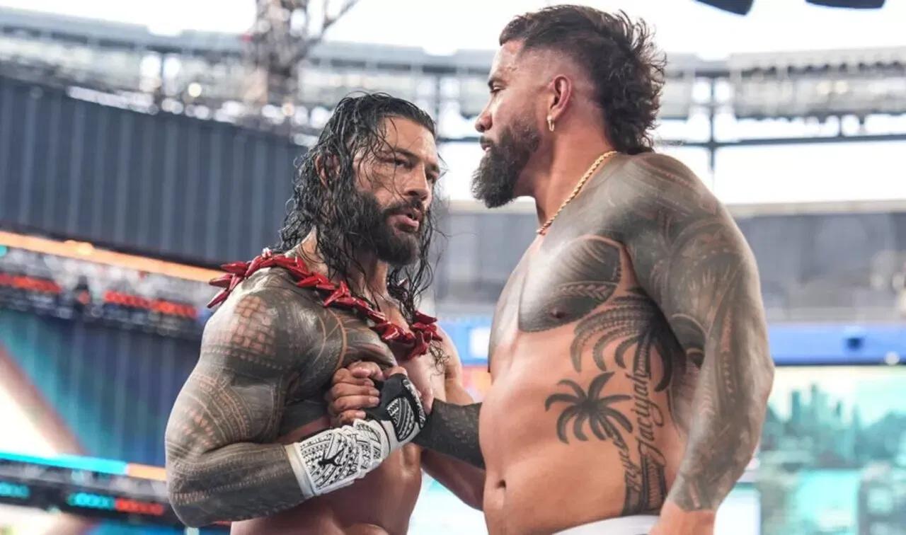 Roman Reigns Jey Uso WWE SummerSlam (1)