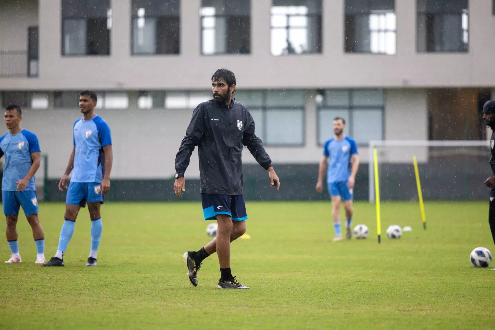 Indian Football Team's Coaching Team for Khalid Jamil era