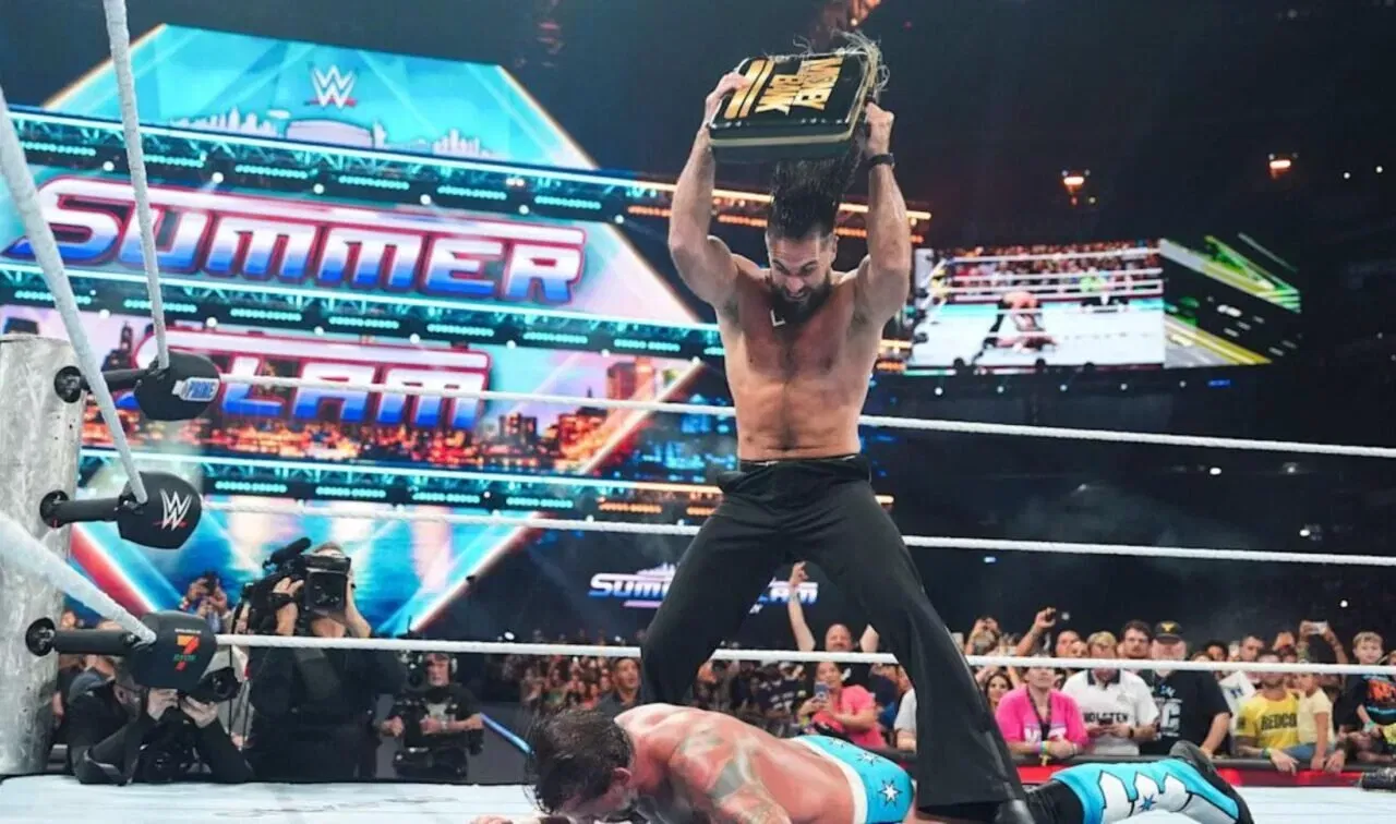 Seth Rollins CM Punk WWE SummerSlam (1)