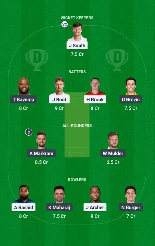 ENG vs SA Dream11 Prediction, Best Dream11 Playing XI, Today Match 2nd ODI, England vs South Africa ODI series 2025