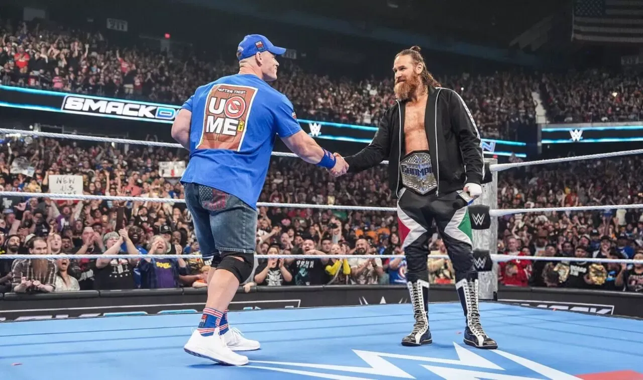 John Cena Sami Zayn WWE Smackdown Raw