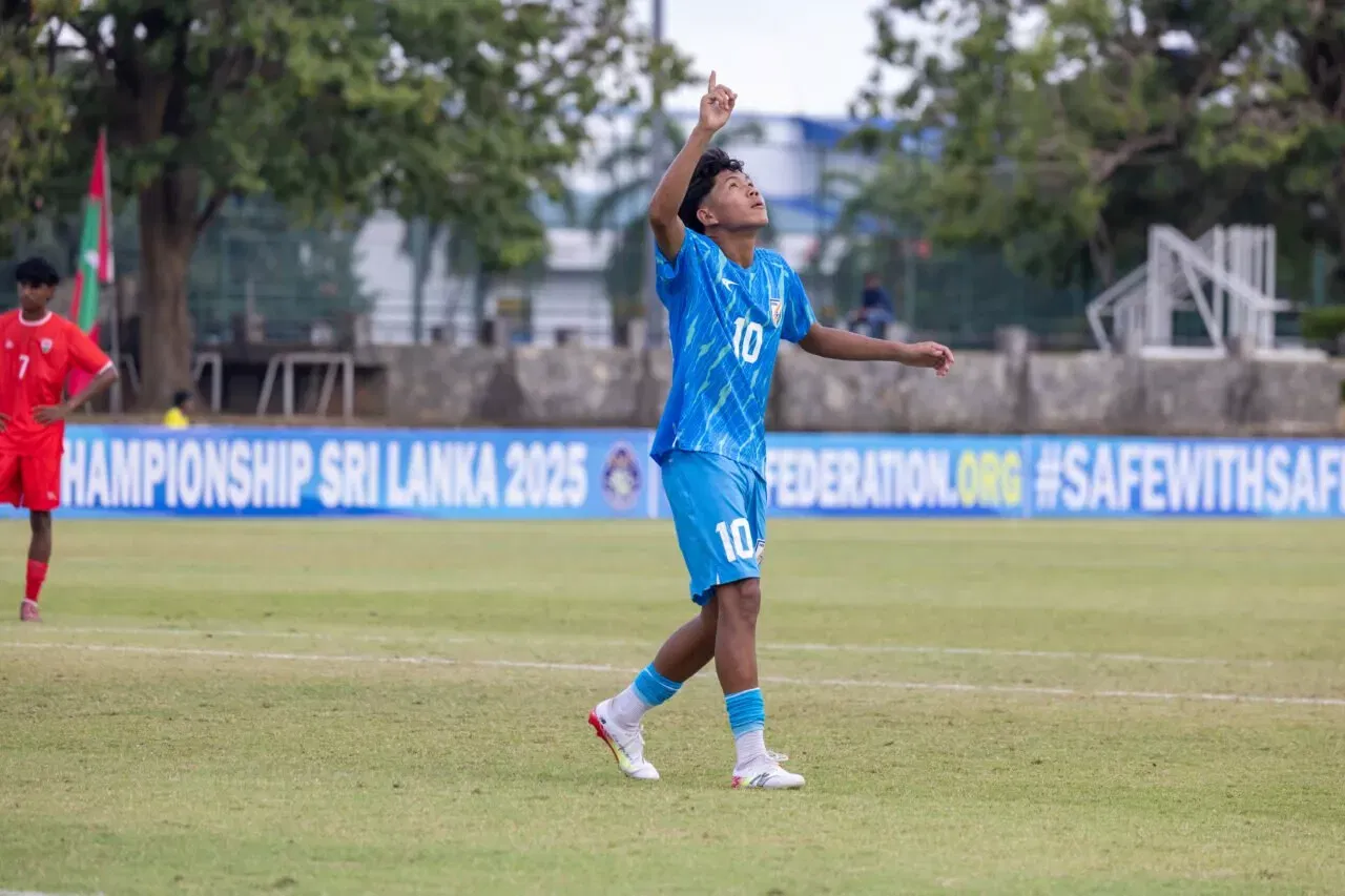 India Maldives Hammer untuk memulai pertahanan gelar kejuaraan Saff U17 mereka.