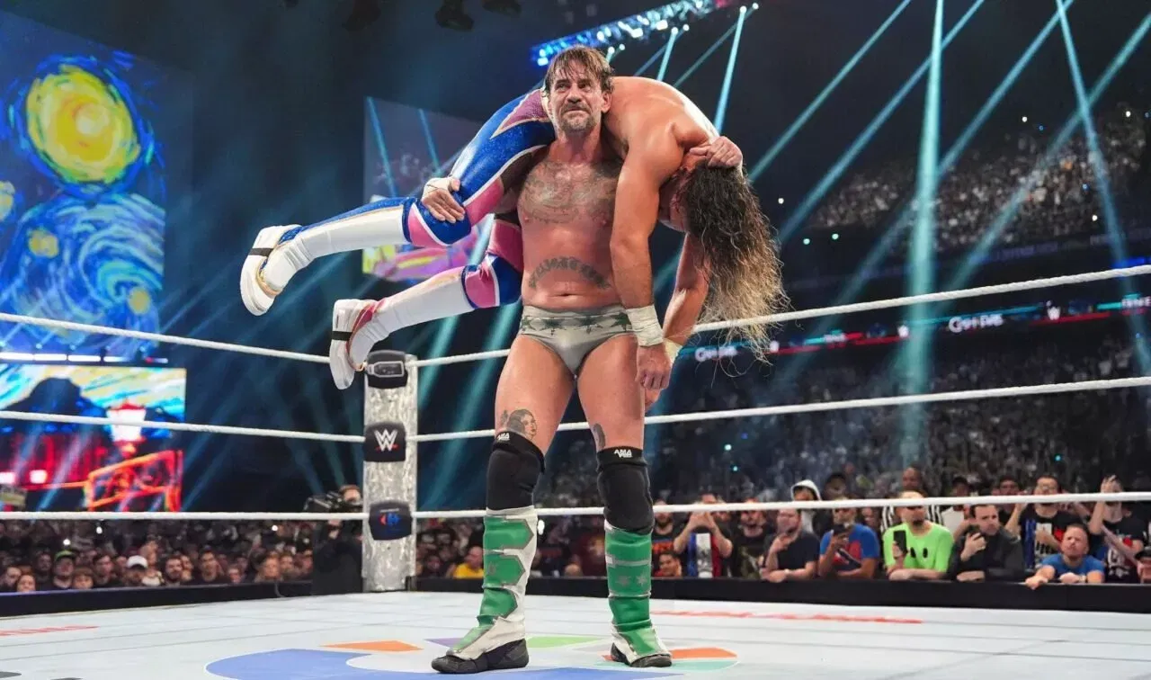 Seth Rollins CM Punk WWE Choque en París
