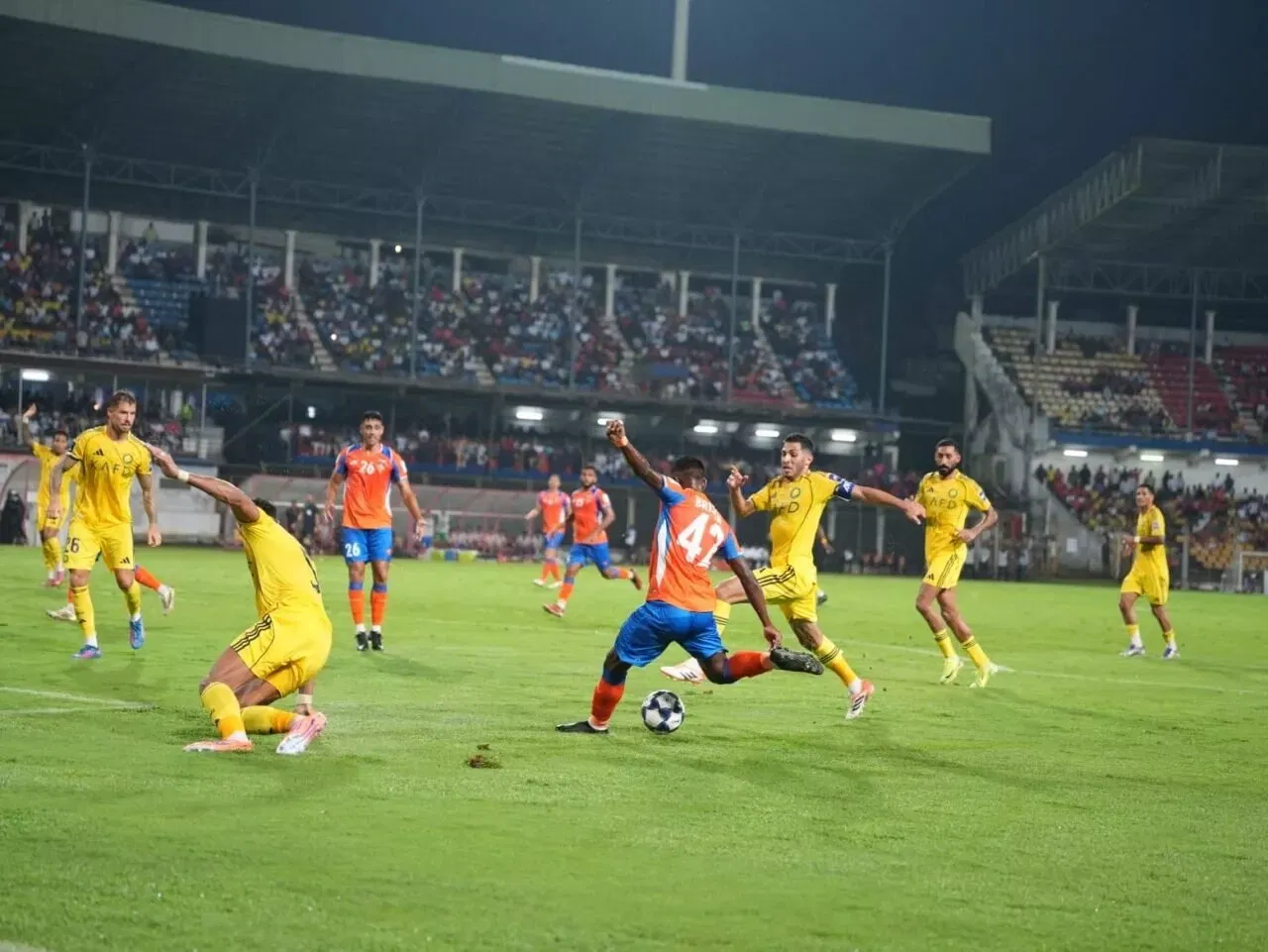 FC Goa vs Al Nassr Brison Fernandes