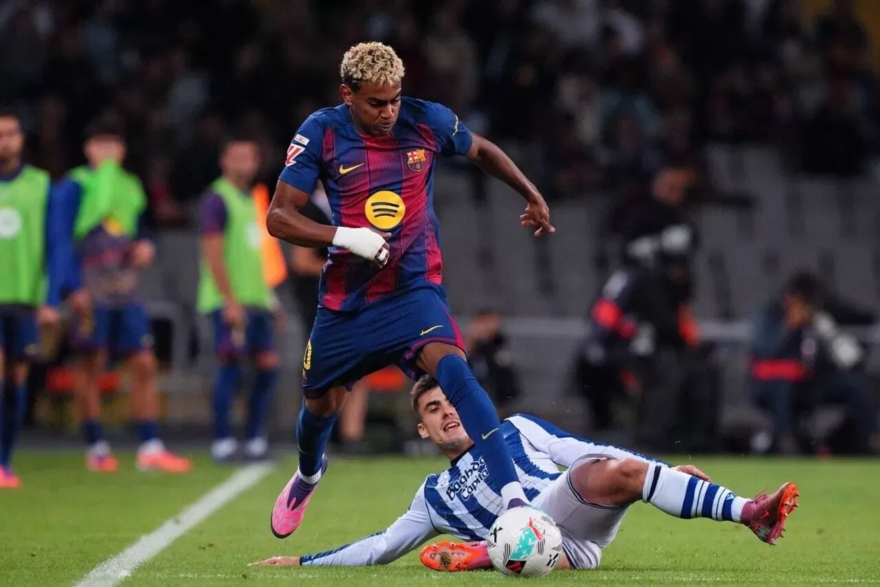 LaLiga FC Barcelona's Lamine Yamal