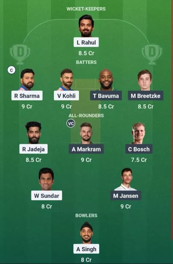 IND vs SA Dream11 Prediction, Dream11 Playing XI, Today Match 1st ODI, India vs South Africa ODI series 2025