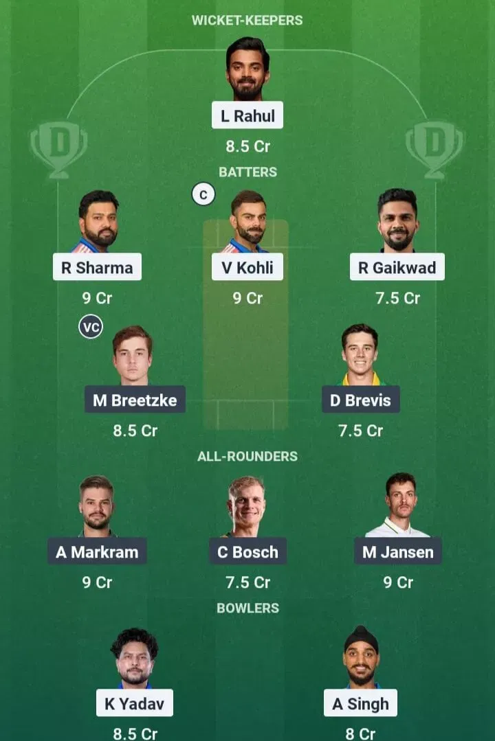 IND vs SA Dream11 Prediction, Dream11 Playing XI, Today Match 3rd ODI, India vs South Africa ODI series 2025