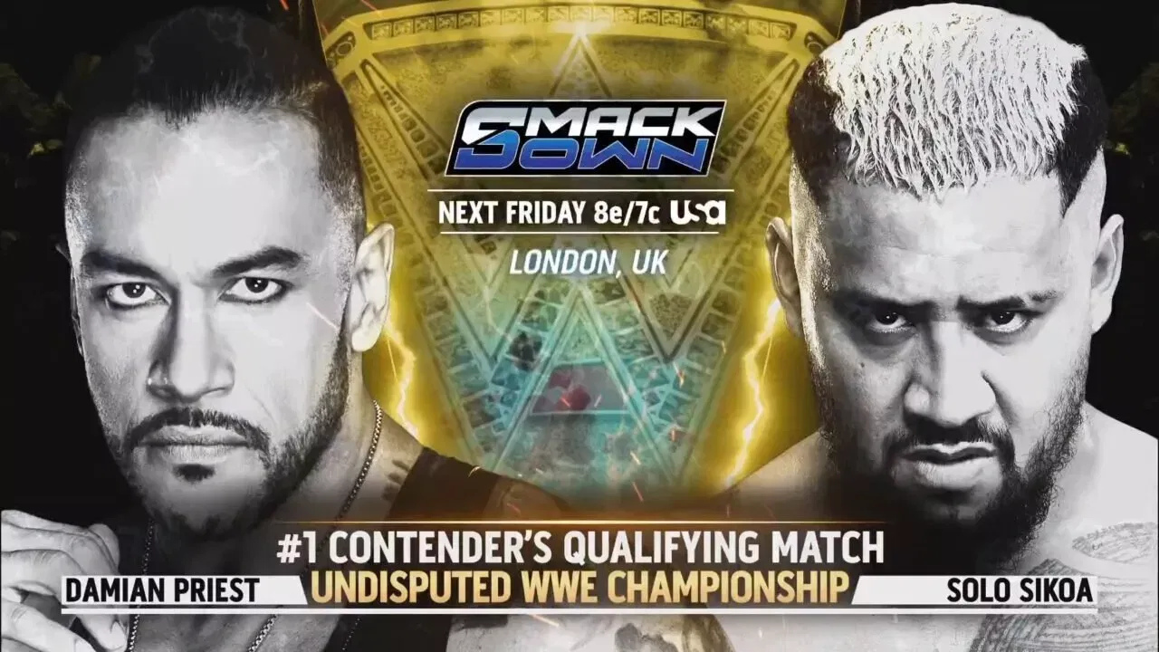 Damian Priest vs Solo Sikoa WWE SmackDown Preview (January 16, 2026)WWE SmackDown Preview (January 16, 2026)