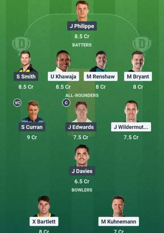 HEA vs SIX Dream11 Prediction, Dream11 Playing XI, Today Match 40, Big Bash League 2025-26