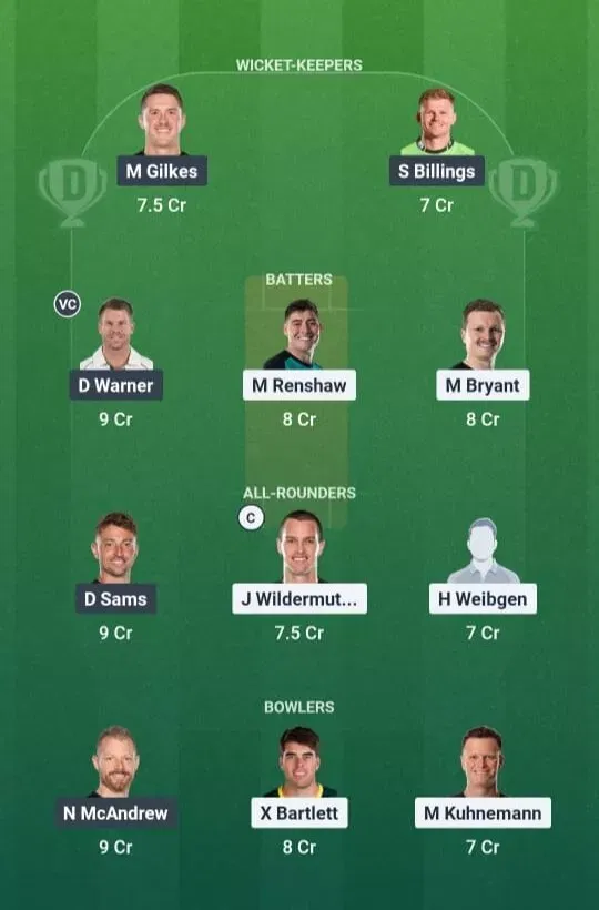 HEA vs THU Dream11 Prediction, Dream11 Playing XI, Today Match 29, Big Bash League 2025-26