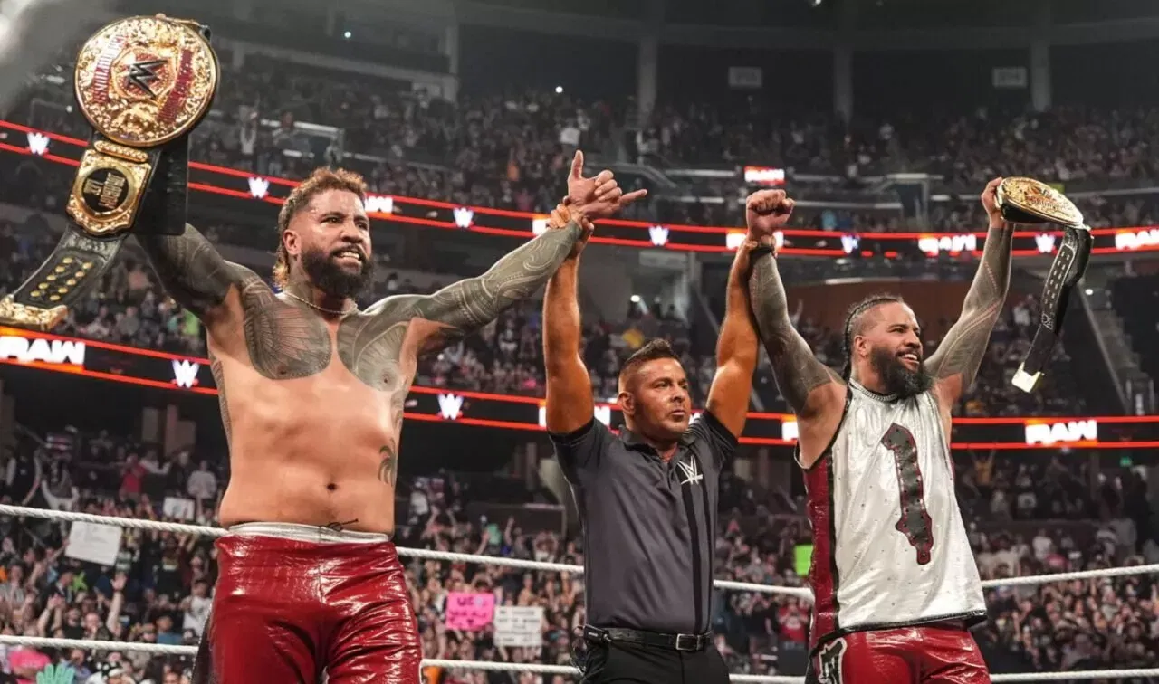 Jey Uso Jimmy Uso WWE RAW