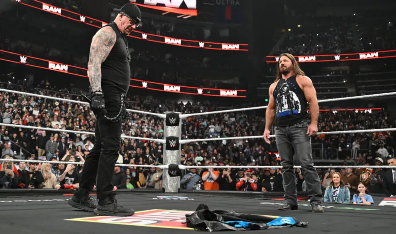 WWE Raw The Undertaker & AJ Styles