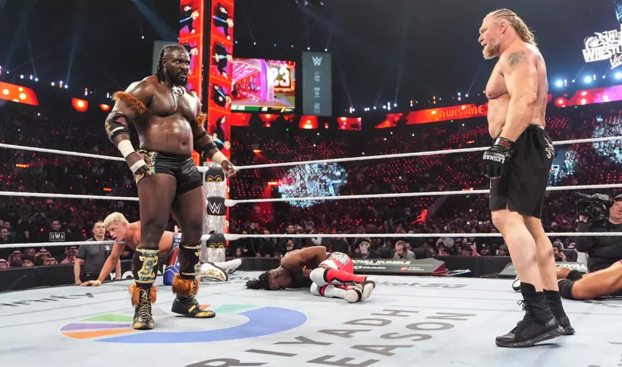 WWE Royal Rumble 2026 Brock Lesnar & Oba Femi