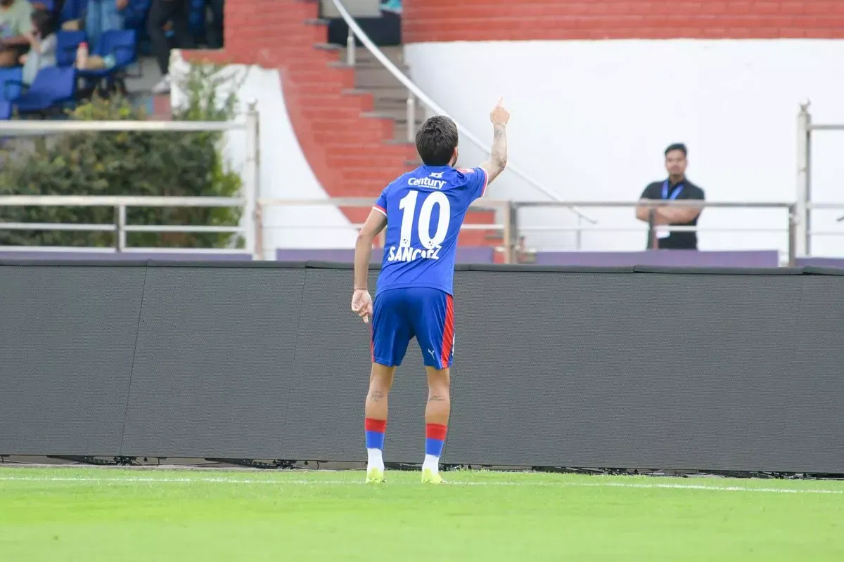 Brian Sanchez for Bengaluru FC in ISL