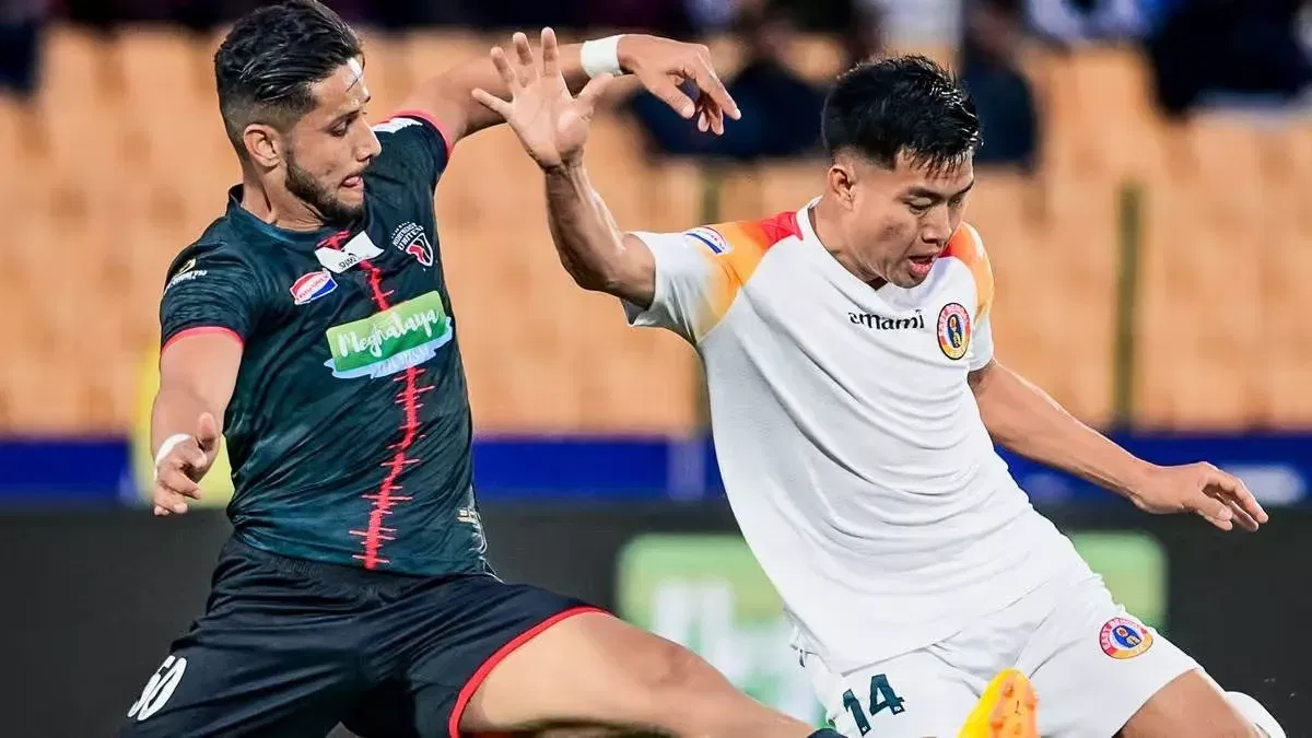 East Bengal FC and NorthEast United FC.