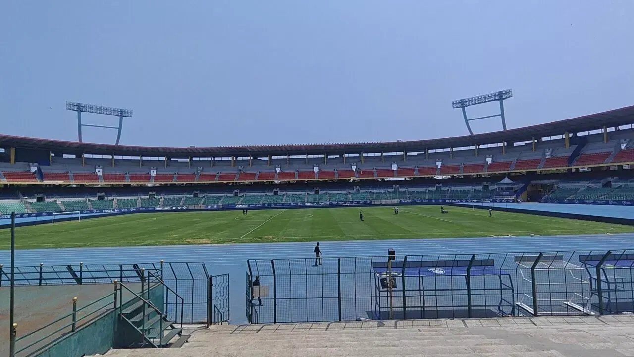 Chennaiyin FC home stadium pitch