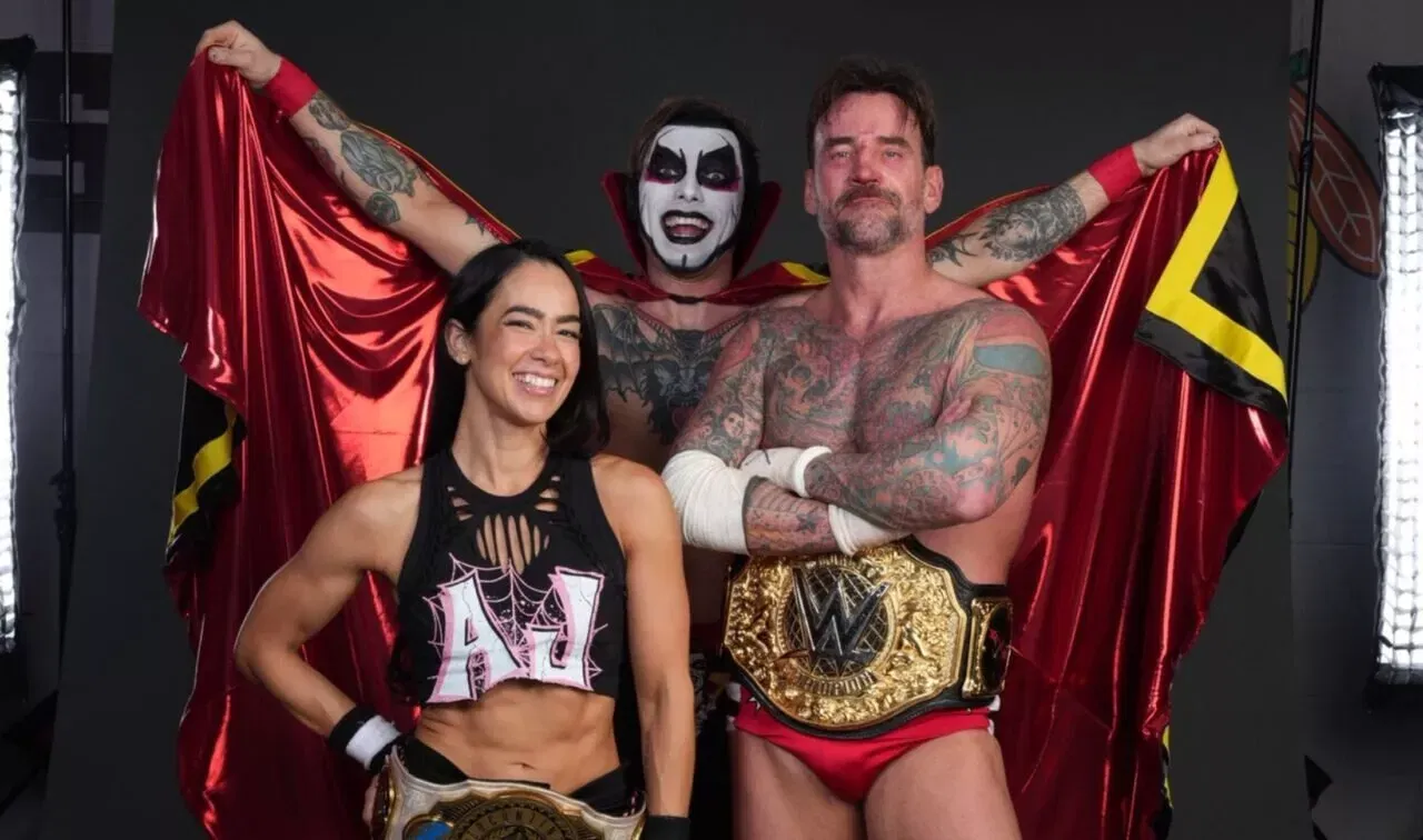 Danhausen AJ Lee CM Punk WWE