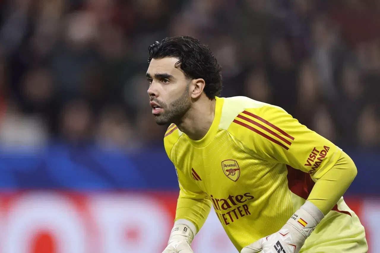 Arsenal FC goalkeeper David Raya